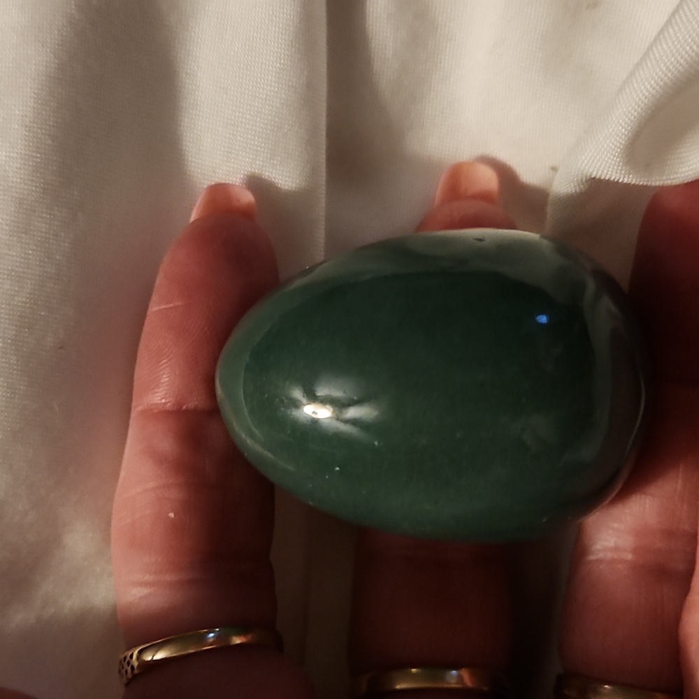Green adventurine egg